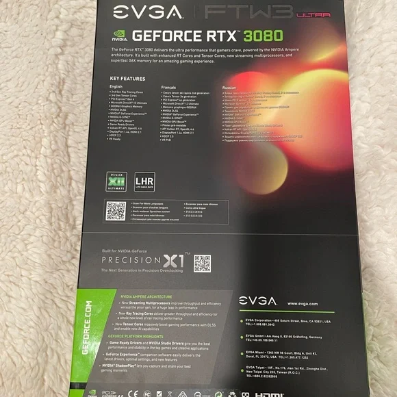 EVGA GeForce RTX 3080 12GB FTW3 Ultra Gaming